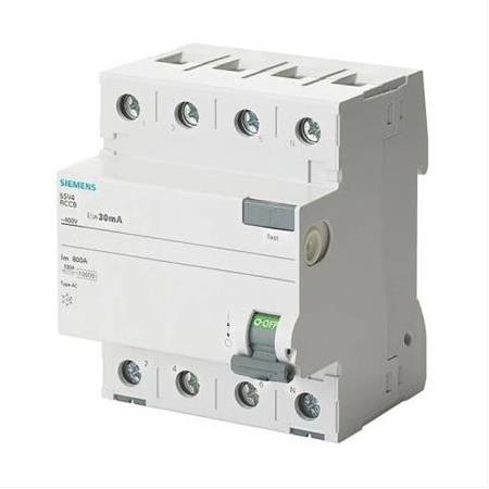 Siemens 4*25 Kaçak Akım Koruma Rölesi 30 Ma 4x25