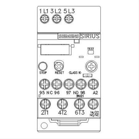 SIRIUS 9-12 TERMİK RÖLE Siemens 3RU2116-1KB0